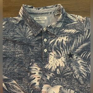 Tommy Bahama Dallas‎ Cowboys Trim Fit Short Sleeve Polo Size XXL Gently Worn